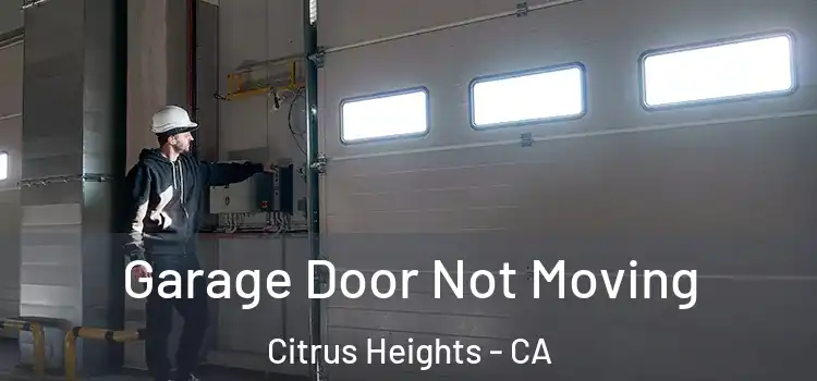  Garage Door Not Moving Citrus Heights - CA