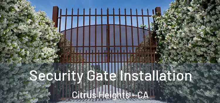 Security Gate Installation Citrus Heights - CA